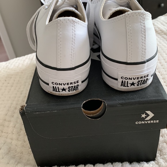 Converse White Women's Sneakers - Picture 4 of 7
